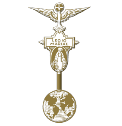 legio mariae vexillum monochome