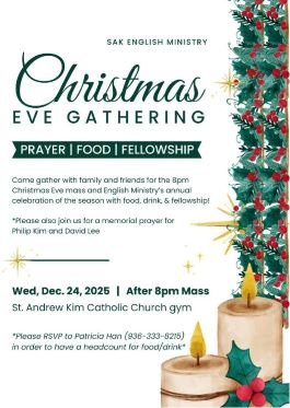 sak eng ministry christmas eve gathering 2025